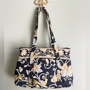 Vera Bradley Little Betsy Shoulder Bag in the retired Yellow Bird pattern